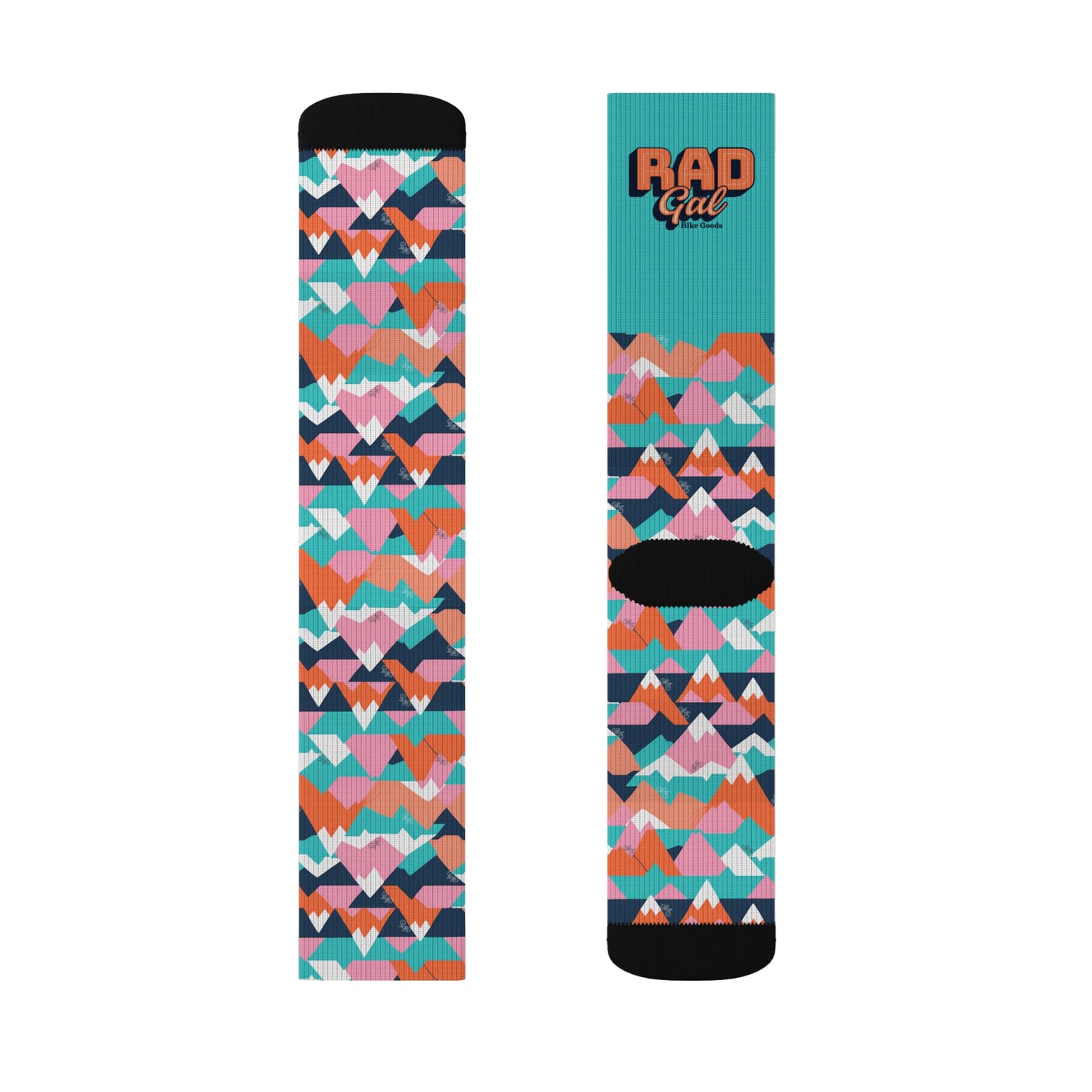 Mountain Bike Socks -Mountains Multi